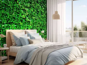 Discount Groene Bladeren Textuur fotobehang Bloemen