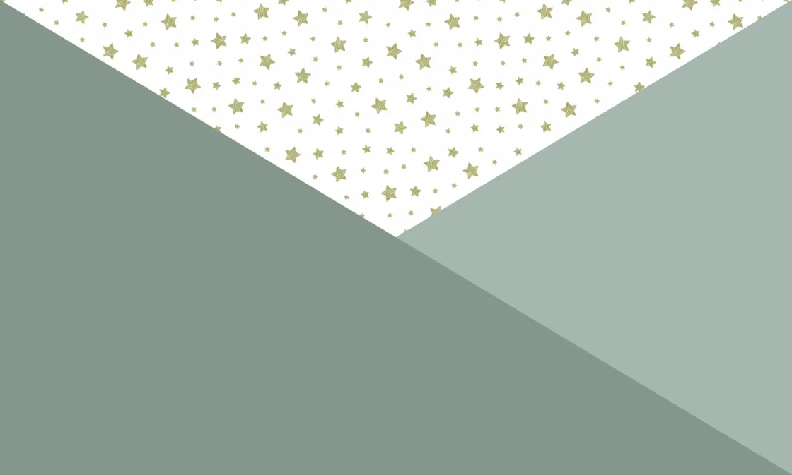 groene_driehoeken_met_ste_0.webp Clearance Groene driehoeken met sterren Kinderkamer