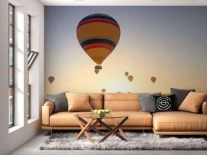 Outlet Groep luchtballonnen in Turkije fotobehang Transport
