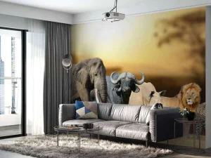 Best Grote Afrikaanse dieren fotobehang Dieren