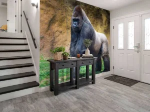 Discount Grote mannelijke gorilla fotobehang Dieren