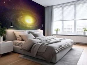 Outlet Heelal gevuld met sterren fotobehang Tienerkamer | Kinderkamer