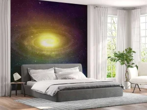 Outlet Heelal gevuld met sterren fotobehang Tienerkamer | Kinderkamer