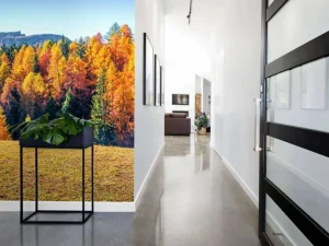 Discount Herfst in de Italiaanse Alpen fotobehang Bloemen