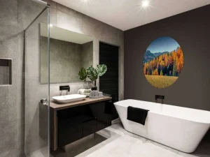 Discount Herfst in de Italiaanse Alpen fotobehang Bloemen