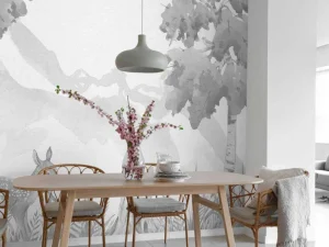 Sale Hertjes in grijstinten Kinderkamer | Dieren