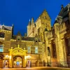 Clearance Het Binnenhof in de avond fotobehang Steden | Architectuur