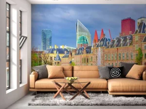 Clearance Het Binnenhof in de lente fotobehang Steden | Architectuur