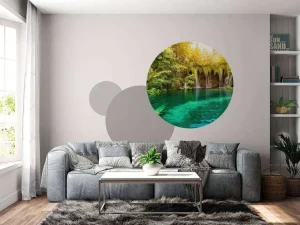 New Het Europese paradijs fotobehang Bloemen