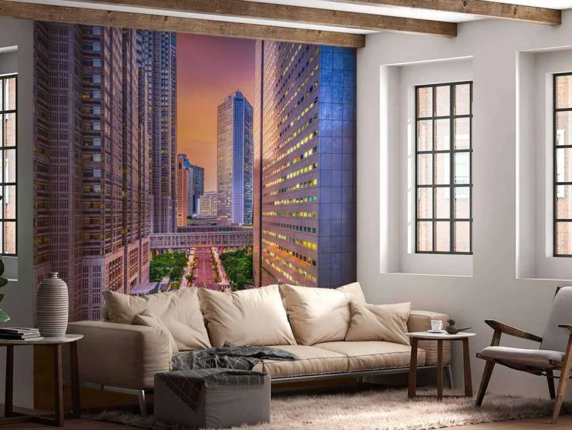 het_financieel_district_v_2.webp Hot Het financieel district van Tokyo fotobehang Architectuur