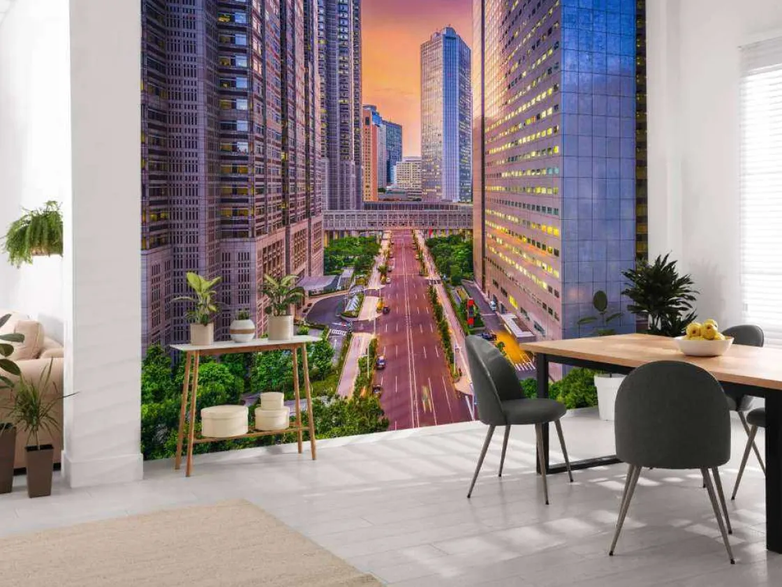 het_financieel_district_v_3.webp Hot Het financieel district van Tokyo fotobehang Architectuur