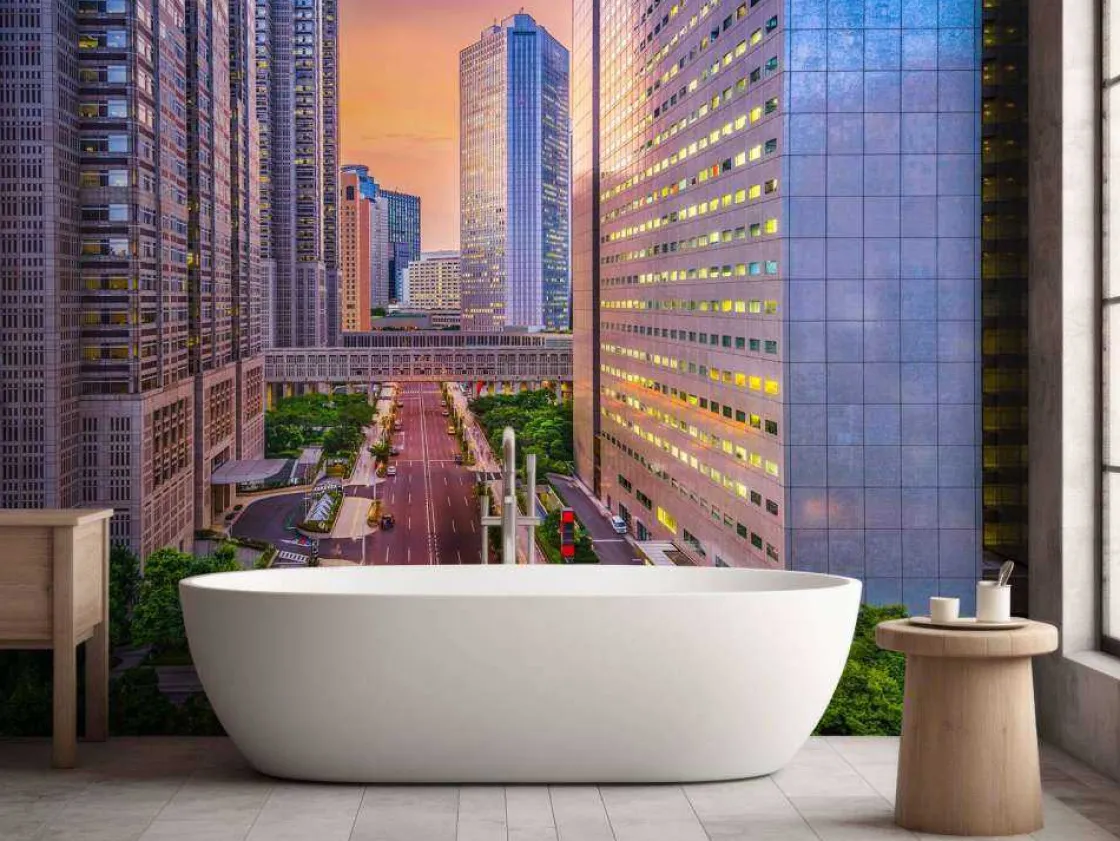 het_financieel_district_v_5.webp Hot Het financieel district van Tokyo fotobehang Architectuur
