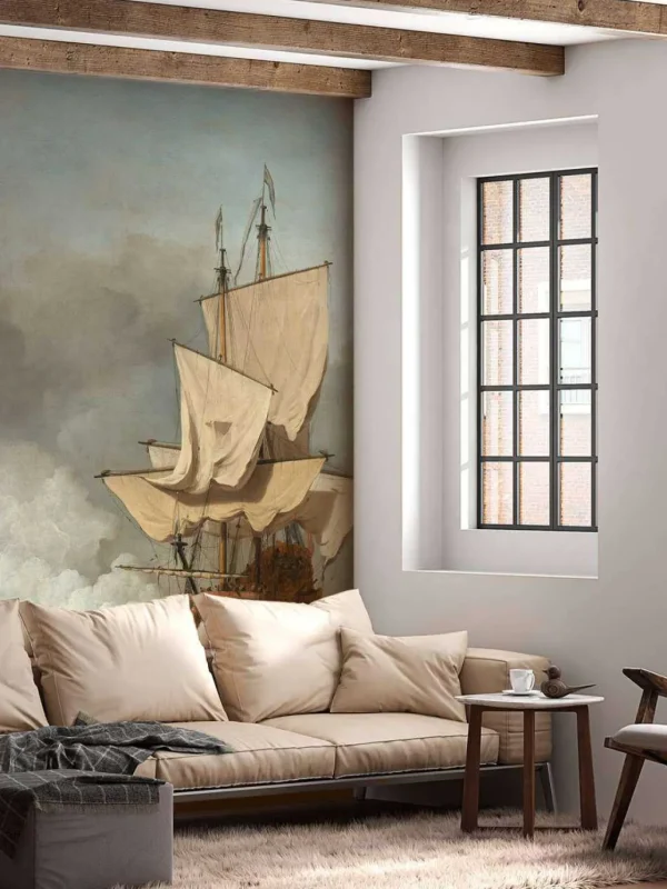 Online Het kanonschot fotobehang Transport | Kunst & Design