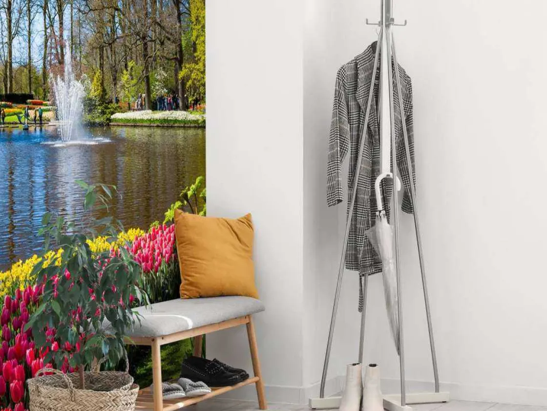 het_keukenhof_park_met_tu_4.webp Clearance Het Keukenhof park met tulpen fotobehang Steden | Architectuur