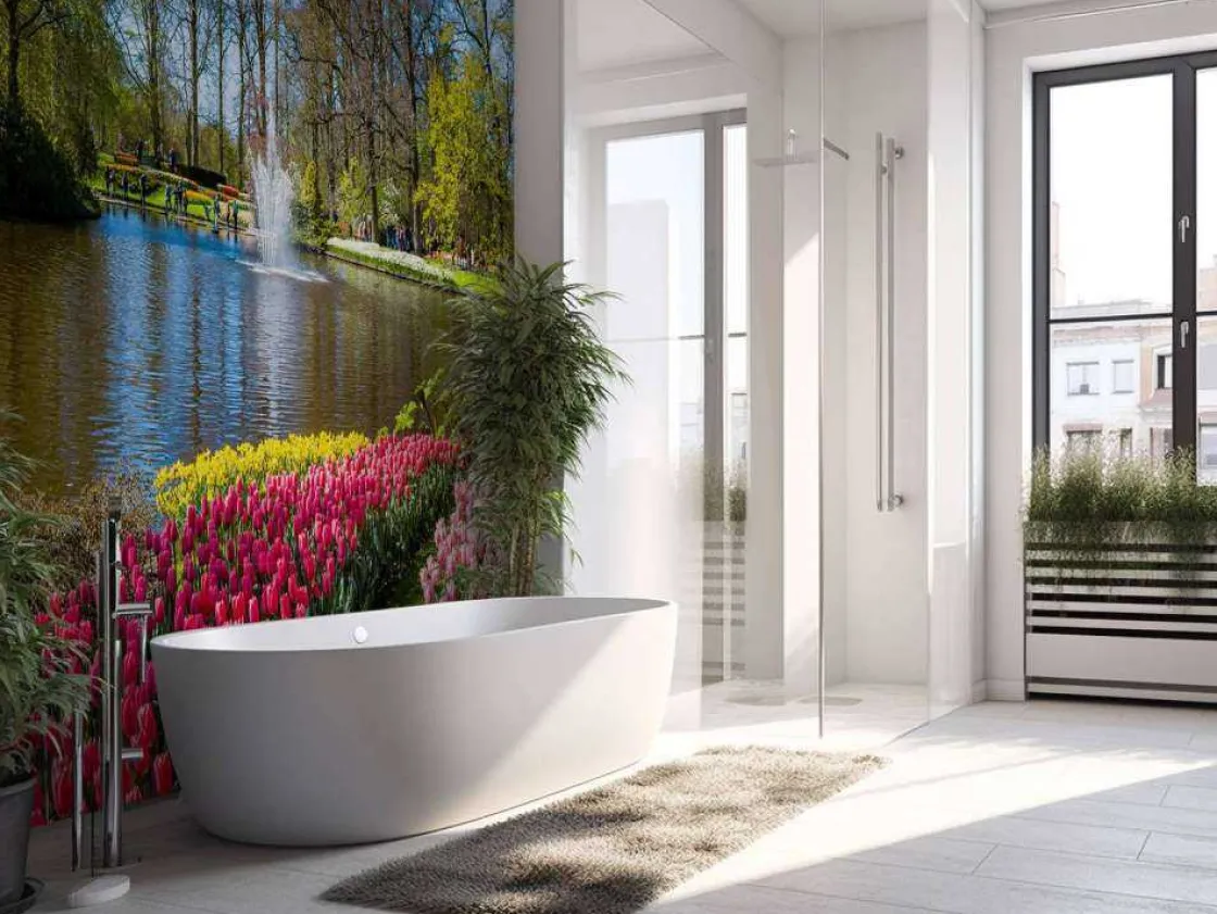 het_keukenhof_park_met_tu_8.webp Clearance Het Keukenhof park met tulpen fotobehang Steden | Architectuur