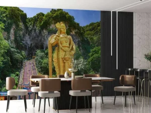 Discount Het Sri Murugan standbeeld in Maleisië fotobehang Architectuur