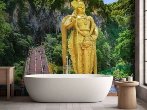 Discount Het Sri Murugan standbeeld in Maleisië fotobehang Architectuur