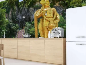 Discount Het Sri Murugan standbeeld in Maleisië fotobehang Architectuur