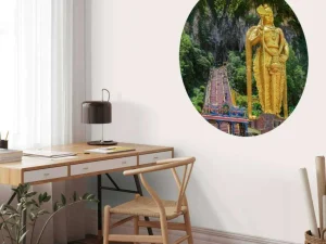 Discount Het Sri Murugan standbeeld in Maleisië fotobehang Architectuur