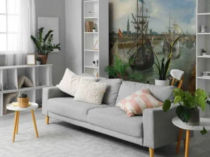 Clearance Het vertrek van een hoogwaardigheidsbekleder uit Middelburg fotobehang Kunst & Design