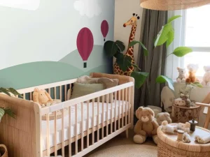 Fashion Heuvels met luchtballonnen Kinderkamer