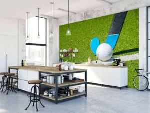 Discount Hockeystick met bal close-up fotobehang Kinderkamer | Sport