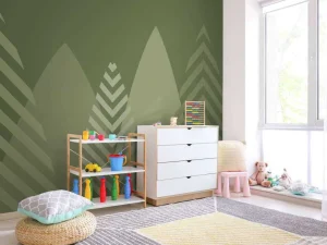 Clearance Hoge bergen, groen Kinderkamer