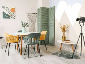 New Hoge bergen met luchtballonnen Kinderkamer