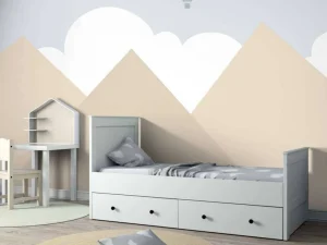 New Hoge bergen met luchtballonnen Kinderkamer