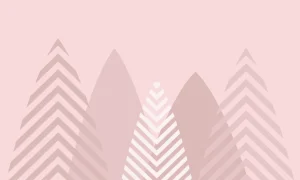 Clearance Hoge bergen, roze Kinderkamer