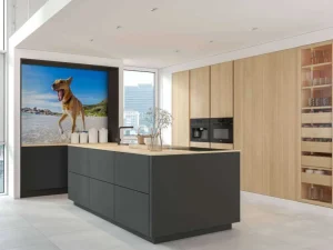 Best Hond in de zomer op het strand fotobehang Dieren