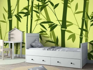 Hot Illustratie van bamboebos Kinderkamer