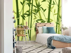 Hot Illustratie van bamboebos Kinderkamer