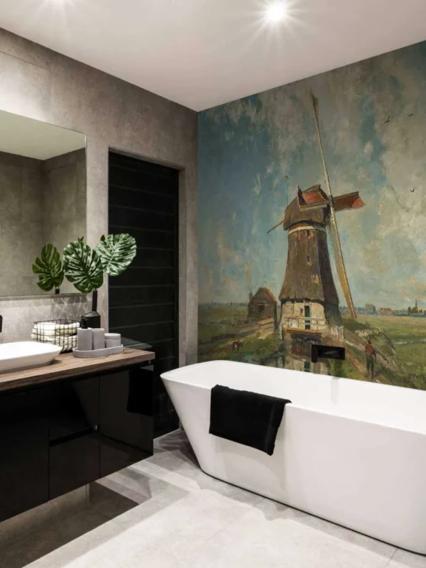 Outlet In de maand juli fotobehang Steden | Architectuur