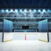 Outlet Ingang ijshockey arena fotobehang Kinderkamer | Sport