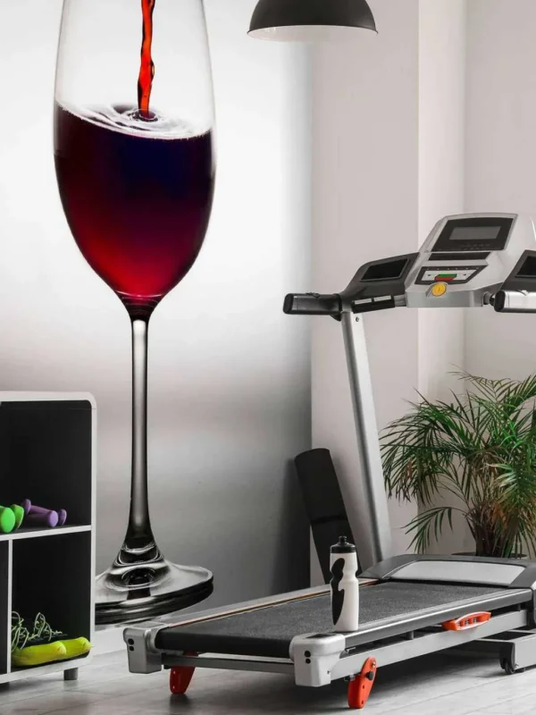 Discount Ingeschonken rode wijn fotobehang Keuken