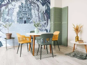 Fashion Ingesneeuwd sprookjesbos fotobehang Kinderkamer | Babykamer