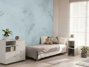 Hot Inktvissen zee blauw Kinderkamer | Dieren