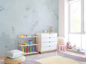 Hot Inktvissen zee blauw Kinderkamer | Dieren