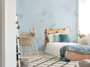 Hot Inktvissen zee blauw Kinderkamer | Dieren