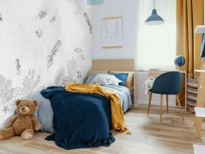Clearance Inktvissen zee grijs Kinderkamer | Dieren