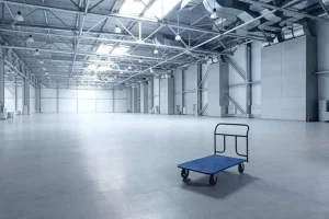 Best Interieur lege opslagplaats fotobehang Architectuur