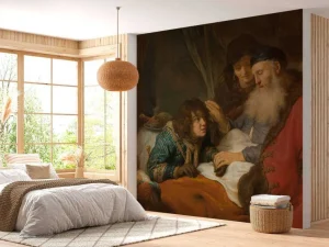 Hot Isaak zegent Jakob fotobehang Kunst & Design