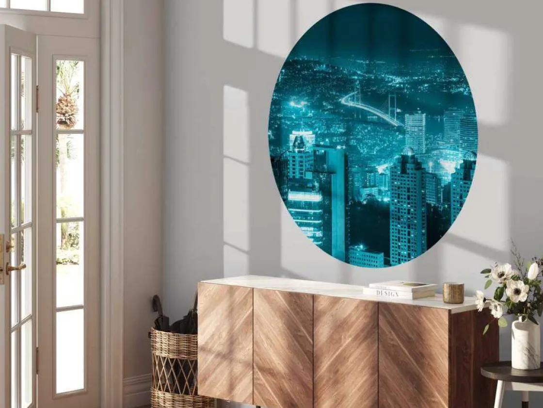 istanbul_met_een_blauw_ef_8.webp Fashion Istanbul met een blauw effect fotobehang Architectuur