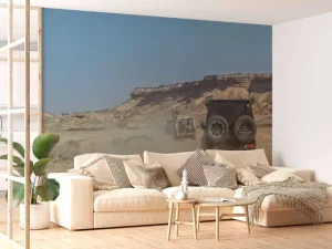 Discount Jeep tour door de woestijn fotobehang Tienerkamer | Transport