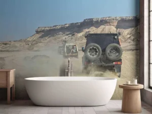 Discount Jeep tour door de woestijn fotobehang Tienerkamer | Transport