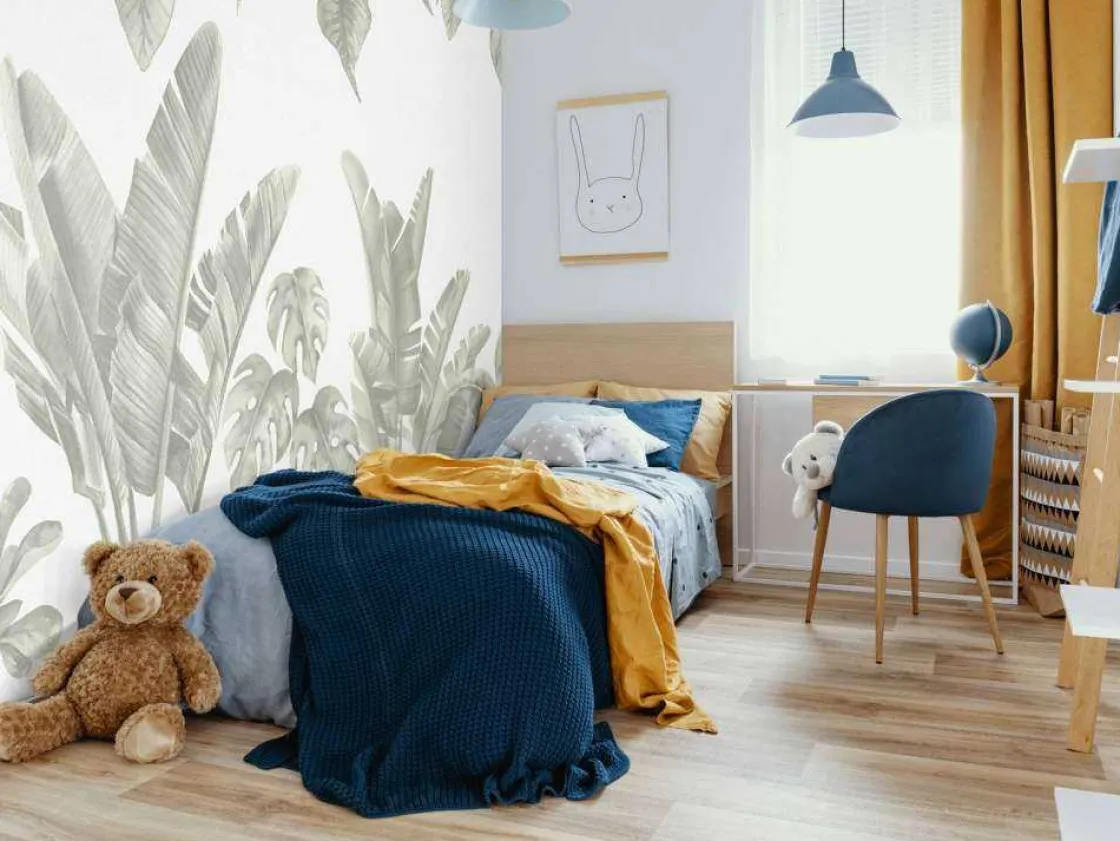 jungle_bladeren_in_groen_6.webp Best Jungle bladeren in groen Kinderkamer