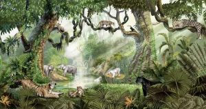 Outlet Jungle Cats Kinderkamer