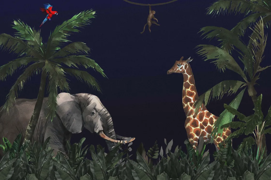 jungle_dieren_bij_nacht_0.webp Online Jungle dieren bij nacht Dieren