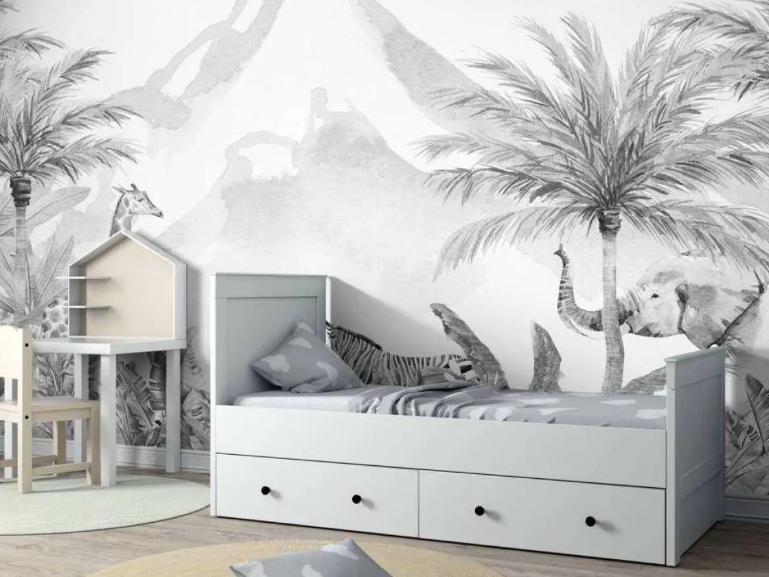 jungle_dieren_in_zwartwit_16.webp Hot Jungle dieren in zwart-wit Kinderkamer